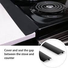 Check spelling or type a new query. 21inches Kitchen Stove Gap Filler Cover Premium Silicone Spill Guard For Stovetop Oven Washer Dryer Washing Machine And More Black Clear White 2pack Walmart Canada
