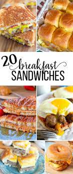 Maybe you would like to learn more about one of these? 20 Breakfast Sandwiches
