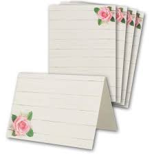 Sicher, günstig und bequem online bestellen! 50 Tisch Karten Rose Din A7 Falt Karten 7 4 X 10 5 Cm Bedruckbar 9 99
