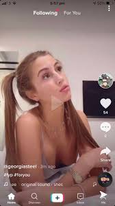 Georgie Steel nip slip on Tiktok | Scrolller