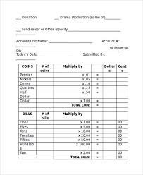 A deposit slip is a small paper form that a bank customer includes when depositing funds into a bank account. Sample Templates Sample Deposit Slip Template 8 Free Documents Download In Pdf 1d5a506e Resumesample Resumefor Templates Receipt Template To Day Date