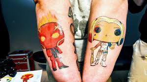 stelle fox timelapse tattoo harley quinn funko pops youtube