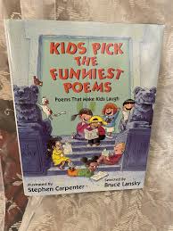 Childrens Funny Poem Book Childrens Funny Poetry Book 1991 Etsy In 2020 Funny Poems Book Jokes Childrens Poetry