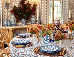 Thanksgiving Tablescapes Larsen Beckett In 2020 Thanksgiving Tablescapes Table Settings Fall Table Settings