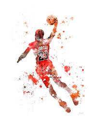 Art Print Michael Jordan Illustration Basketball Nba Sport Wall Art Gift Ebay Michael Jordan Art Sports Illustrations Art Michael Jordan