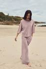 VELVET SWEATSHIRT DUSTY PINK - 1014/906 Zara