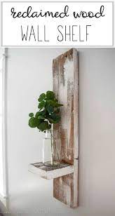 Materials needed (1) 1x3 x 10' pine board; Reclaimed Wood Wall Shelf Making Joy And Pretty Things