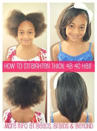 There are many different hair types and textures. How To Straighten Thick 4b C Hair Natural Hair Styles Mixed Girl Hairstyles Natural Hairstyles For Kids