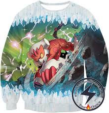 The therian forme of landorus. Pokemon Force Of Nature Landorus Therian Forme Cool Action Sweatshirt Anime Custom Hoodies Jacket