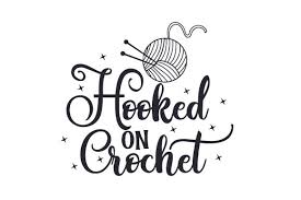 Free calligraphy vector download in ai, svg, eps and cdr. Hooked On Crochet Svg Cut File By Creative Fabrica Crafts Creative Fabrica
