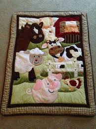 Animal Farm Animal Baby Quilt Farm Animal Quilt Baby Crib Quilt