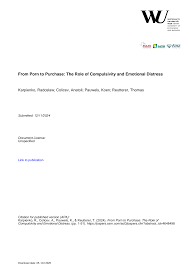 From Porn to Purchase: The Role of Compulsivity and Emotional Distress