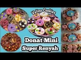 (jika tidak punya, bisa pakai cetakan bulat dan lubangi tengahnya menggunakan sedotan besar). Kue Kering Donat Mini Cara Dan Resep Membuat Kuker Donat Mini Youtube