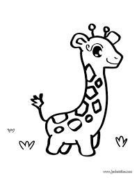 Tu finiras par sa crinière. Coloriage A Dessiner Girafes Imprimer