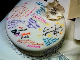Tell everyone who is invited to write down a fun memory that involves your best friend. Cakes N Goodies Farewell Cake Farewell Cake Cake Photo Cake