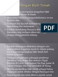 Bagaimanakah pembesar melayu mendapat tanah untuk dilombongkan pada abad ke 15. Perlombongan Bijih Timah P Point