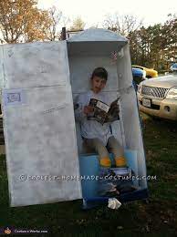 Caught In The Potty Homemade Halloween Costume