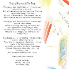 Children S Gems In My Treasure Box Thankful Popcorn All The Time Thankful Christian Poems Popcorn Crafts