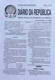 Embaixadas e consulados situado em lisboa. Diario Da Republica Autorizado Com Ministerio Da Educacao Da Republica De Angola Facebook