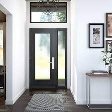 Cherry half lite 2 panel single entry door, sidelites, ge glass. Top 5 Textured Glass For Your Front Door