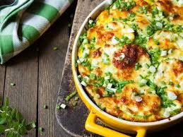 Zucchini Auflauf Mit Susskartoffel Und Mozzarella Rezept Rezepte Gesunde Rezepte Gesunde Rezepte Abendessen