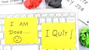 she quit her job!