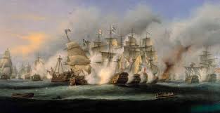 Image result for images british spanish naval warfare