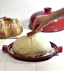 The rounded dome shape of the emile henry bread cloche is identical to a traditional dome bread oven. Bread Cloche Emile Henry Usa Made In France