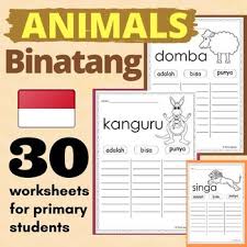 Add to my workbooks (0) download file pdf embed in my website or blog add to google classroom add to microsoft teams share through whatsapp Bahasa Indonesia Worksheets Teaching Resources Tpt