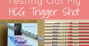 Conceivable Notions Our Ttc Journey Testing Out My Hcg Trigger