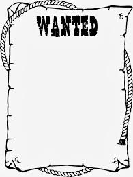 Free Wanted Poster Template Printable Wanted Poster Template For Kids Ctzobx5z In 2020 Wild West Crafts Poster Template Cowboy Crafts