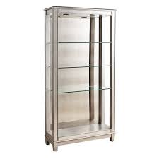 Hayworth Mirrored Silver Tall Bookshelf Tall Bookshelves Bookshelves Silver Mirrors