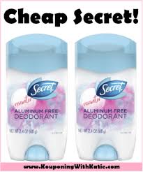 We print all sorts of custom stickers and labels to help you promote your business, throw a party, personalize your wedding and much more! 1 75 Secret Aluminum Free Deodorant Rare Savings Kouponing With Katie