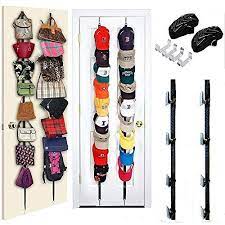 Cap Bag Rack Wall Door Hanger Holder Hook Storage Organizer 32 Baseball Hats Visors Bag Rack Door Hangers Cap Rack