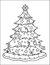 This page contains easy,simple,cute, difficult, realistic, detailed, floral, large, small, decorated,blank and plain christmas tree coloring pages with santa, presents and candy cane for kids, toddler and kindergarten. Christmas Tree Coloring Page Christmas Coloring Pages