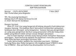 Surat diatas merupakan contoh surat penawaran jasa yang dikirimkan oleh pt. Surat Bisnis Penulis Surat Bisnis Harus Memahami Tiga Hal Ppt Download