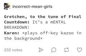 Pin By Shelby Sparrow On Mean Gorls Mean Girls Gretchen Mean Girls Girl Memes