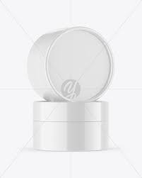 Download Glossy Cosmetic Jars Mockup In Jar Mockups On Yellow Images Object Mockups