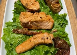 Salmón 🍣 a la toronja 🍊 Receta de Abraham Jauregui- Cookpad