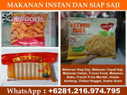 0812 1697 4795 Makanan Siap Saji Beku Makanan Siap Saji Food Siap Saji Kentang Goreng Sosis Kentang