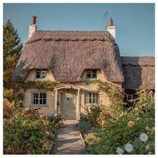 Rose Gorgeous Capture By Hope And Wander This Beaut Is Called Rose Cottage And Yes It S Very Much Li Dream Cottage Storybook Cottage Thatched Cottage