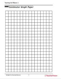 Centimeter Graph Paper Teachervision