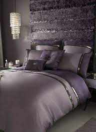 Kylie At Home Amethyst Sequin Trim Bed Linen Purple Bedrooms Bed Linens Luxury Luxurious Bedrooms