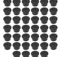 Rubber Plug Black Soft Silicone Wire Hole Cover Dust Plug Seal Ring Opening  25mm Desktop Hole Cover