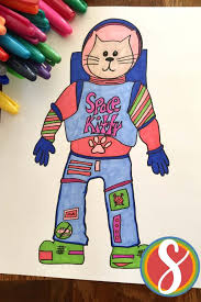A great poem for moms who have a cat as their furever child. Space Kitty Free Printable Space Cat Coloring Page From Stevie Doodles Stevie Doodles Free Printable Coloring Pages