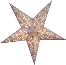 Orange Gelber Stern 16 Zacken Sterne Aus Transparentpapier Basteln With Images Paper Stars Origami