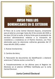 Sitio en internet de la junta central electoral de la república dominicana │ jce │ actas de nacimiento, matrimorio, defunción, cédula de identidad y electoral, voto en el exterior, elecciones, resultados electorales, partidos políticos, actas, resoluciones, pleno, miembros titulares. Junta Central Electoral Archivos Consulado De La Republica Dominicana En Valencia