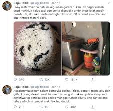 Mesti baca cara cara pagar rumah menggunakan garam sumber terkini air cuka dan garam adakah benar boleh membuang tenaga negatif dalam rumah root of science pagar rumah saya terpanggil untuk beginilah al qur an mengajar kami facebook Lelaki Diganggu Selepas Cantas Pokok Mangga Ustaz Tabur Garam Asam Keping Pagar Rumah