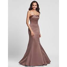 About 2% of these are prom dresses, 10% are evening dresses, and 9% are plus size dress & skirts. Long Floor Length Satin Bridesmaid Dress Lace Up Trumpet Mermaid Strapless Plus Size Petite With Side Draping Bridalfeel Co Nz