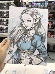 2 Twitter Zelda Drawing Zelda Art Sketches